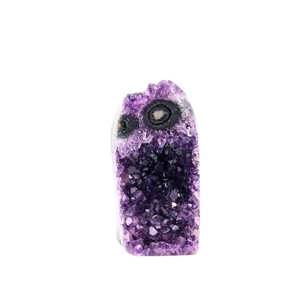 Amethyst Geode With Stalactite Eyes (Sr. No. 138)