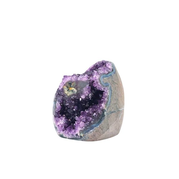 Amethyst Geode With Stalactite Eyes (Sr. No. 141)