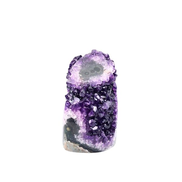 Amethyst Geode With Stalactite Eyes (Sr. No. 164)