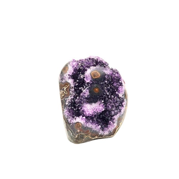 Amethyst Geode With Stalactite Eyes (Sr. No. 272)