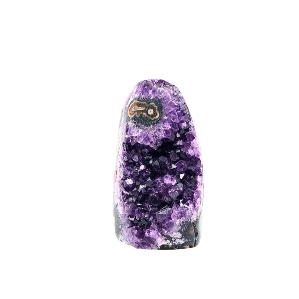 Amethyst Geode With Stalactite Eyes (Sr. No. 335)