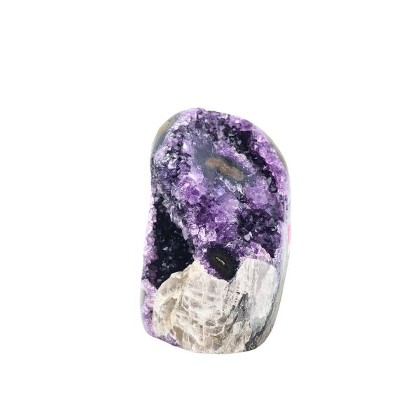 Amethyst Geode With Stalactite Eyes (Sr. No. 360)