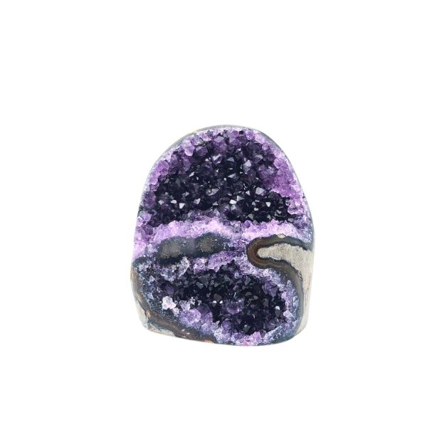 Amethyst Geode With Stalactite Eyes (Sr. No. 388)