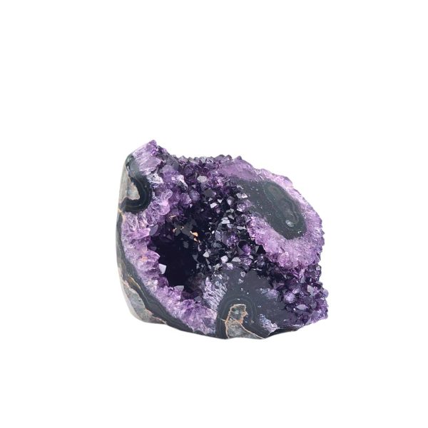 Amethyst Geode With Stalactite Eyes (Sr. No. 409)