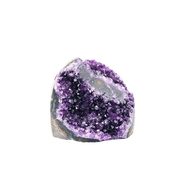 Amethyst Geode With Stalactite Eyes (Sr. No. 455)